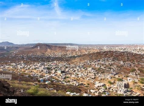 View Of Praia City In Santiago Capital Of Cape Verde Islands Cabo