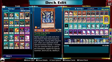 Yu Gi Oh Legacy Of The Duelist Link Evolution Anti Meta Rfg Stun Deck