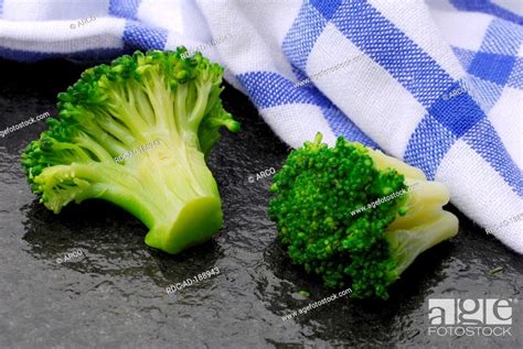 Broccoli Brassica Oleracea Var Italica Stock Photo Picture And