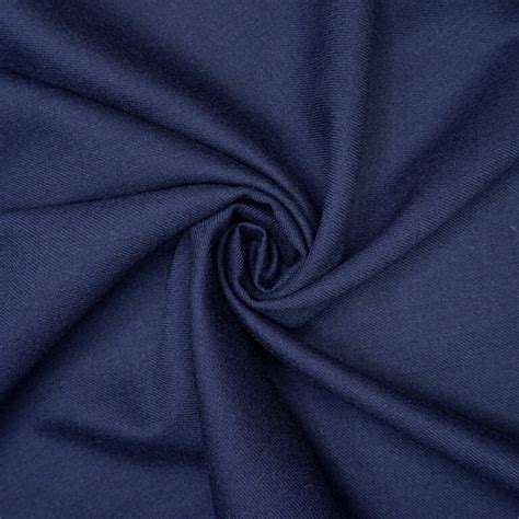 Wool Gabardine Navy Gala Fabrics