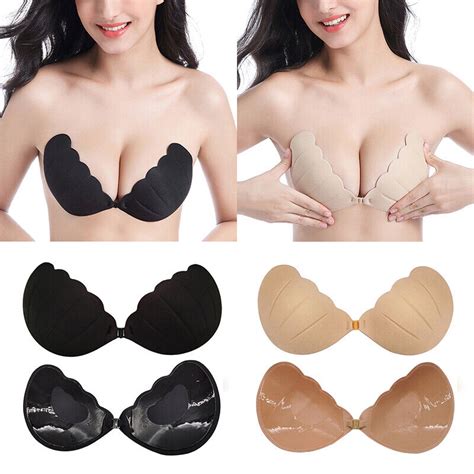 Soutien Gorge Invisible Sans Bretelles En Silicone Auto Adh Sif Pour