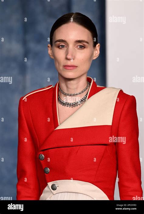 Los Angeles Usa 13th Mar 2023 Rooney Mara Arriving At The Vanity