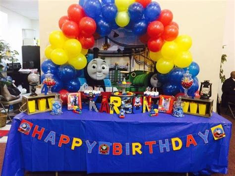 Thomas The Train Birthday Party Ideas Photo 1 Of 8 Catch My Party