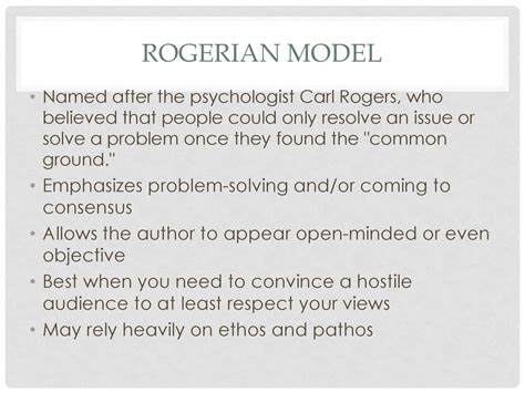 Rogerian Argument Ppt Download