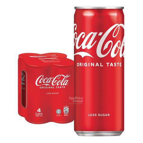 Coca Cola Original Taste Less Sugar Ntuc Fairprice