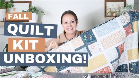 FALL QUILT KIT UNBOXING My Fabric Addiction Quilt Kits Pre Cut