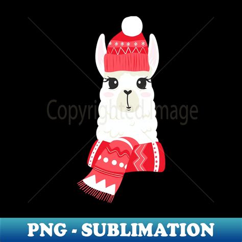 Holiday Alpaca Aesthetic Sublimation Digital File Stunni Inspire