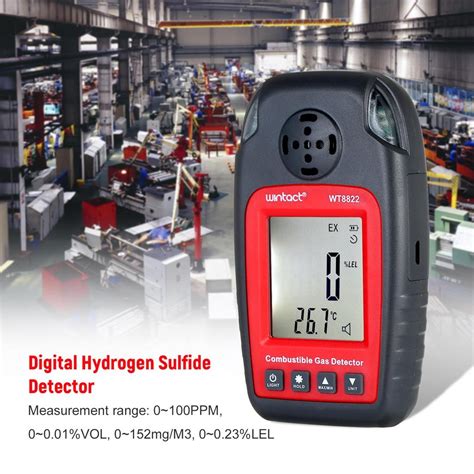 Wintact Wt Hydrogen Sulfide Detector With High Sensitivity Monitor