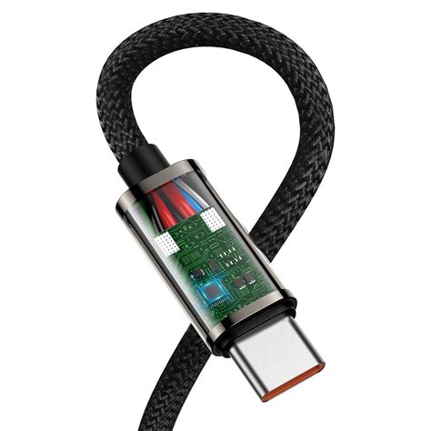 Baseus Legend Vinklad Usb C Till Usb C Kabel 100w 1m Svart