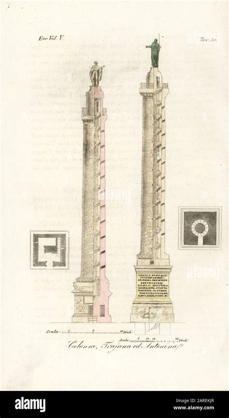 Trajans Column Engraving Hi Res Stock Photography And Images Alamy