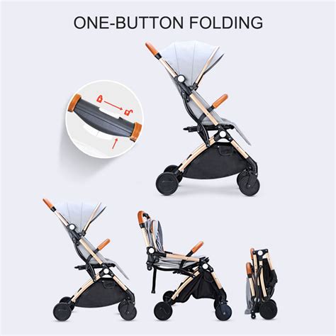 Foldable Baby Stroller Pram Compact Lightweight Jogger Travel Carry-on ...