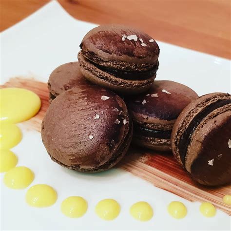 Homemade Roasted Cocoa Macarons Rfood