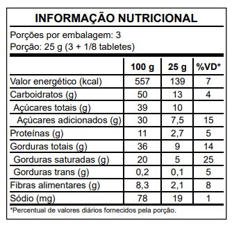 Chocolate ao Leite 40 Cacau Castanha de Caju Cacau do Céu