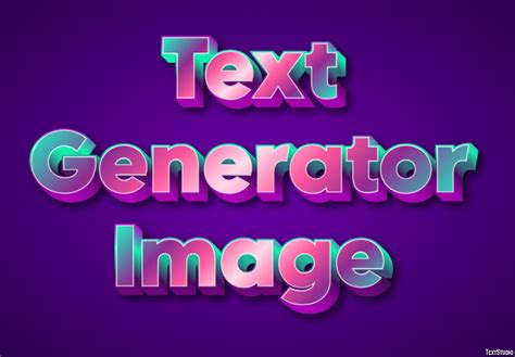 Text Generator Image Efecto De Texto Y Diseño De Logotipos Fuente