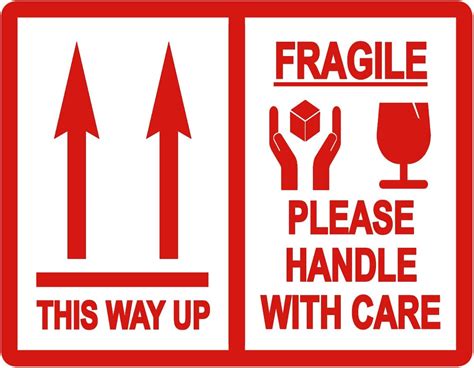 Pack Of This Way Upfragile Please Handle With Care Packing