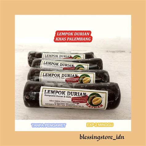 Jual Lempok Durian Dodol Durian Snack Cemilan Khas Palembang Shopee