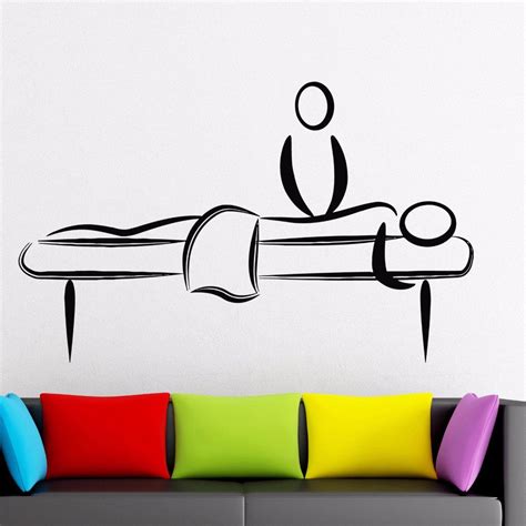 Massage Salon Decoration Spa Beauty Salon Decor Wall Sticker Vinyl