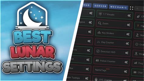 Best Lunar Client Settings For Fps Pvp Lunar Profile Release O Youtube