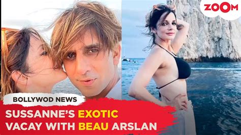 Hrithik Roshan S Ex Wife Sussanne Khan S Hot Bikini Look As She Enjoys