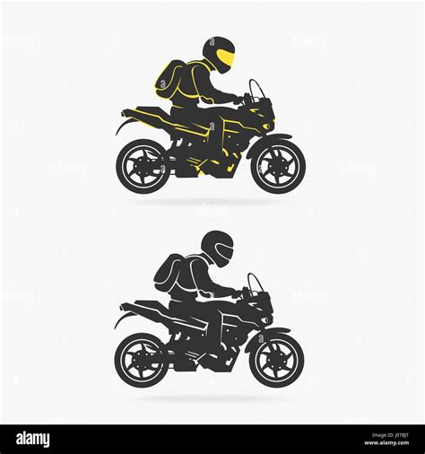 Motorcycle Rider Vector