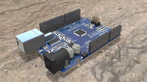 Arduino Uno 3d Model 3 C4d Dxf Obj 3ds Free3d