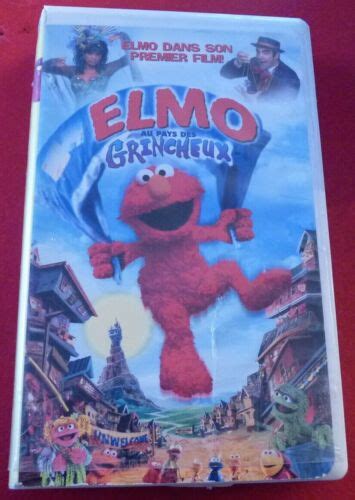 VHS French Movie Elmo au Pays des Grincheux Version Française eBay