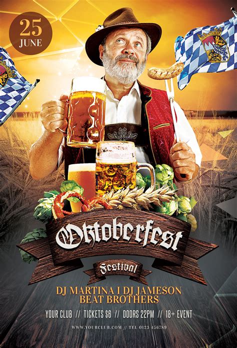 Oktoberfest Flyer Template Behance