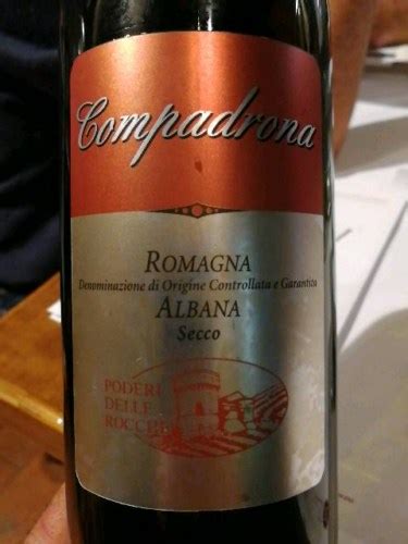 Poderi Delle Rocche Compadrona Romagna Albana Secco Vivino