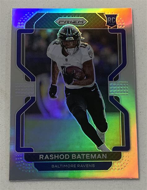 Rashod Bateman Panini Prizm Rc Rookie Silver Prizm Variation V