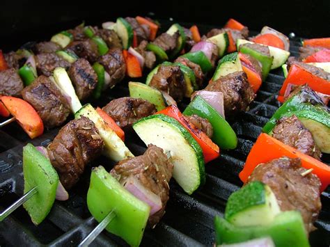 Grilled Vegetable And Beef Skewers Tiny Green Mom