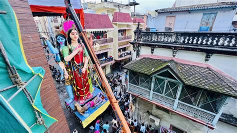 Indias Biggest Feet Eco Friendly Durga Mata Shobha Yatra