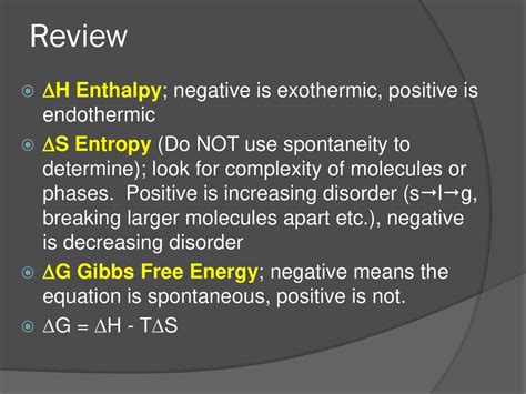 Free Energy And Chemical Reactions Ppt Download