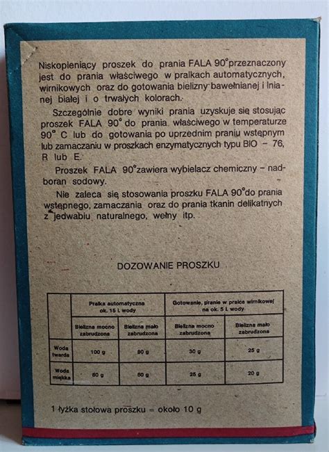 PRL Fala Pollena Proszek Do Prania Lata 80 Siedlce Kup Teraz Na