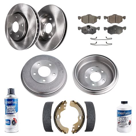 Detroit Axle Brake Kit For 2001 2007 Ford Escape Mazda Tribute Mercury Mariner Front Disc