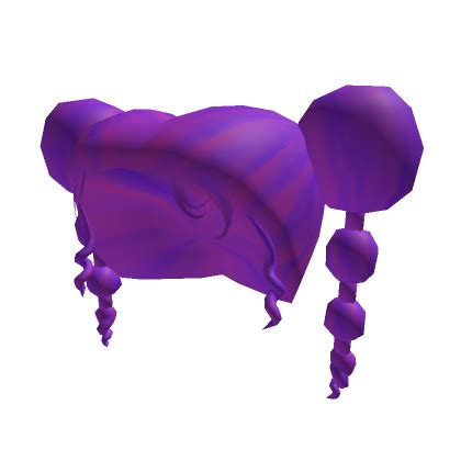 Purple Puffy Pigtails Roblox Item Rolimon S