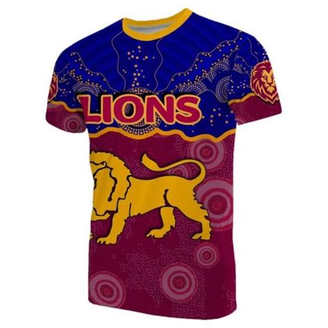 Afl Brisbane Lions Aboriginal T Shirt