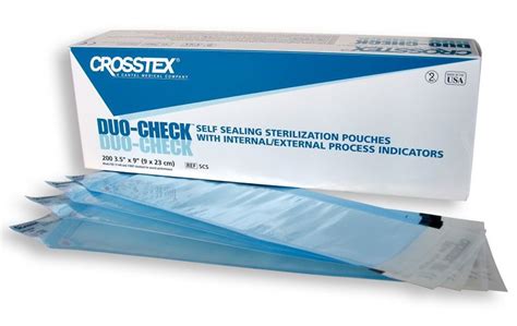 CROSSTEX SURE sachet stérilisation 60x100mm ecodental ch