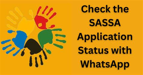 Check The SASSA Application Status With WhatsApp SASSA SRD R350