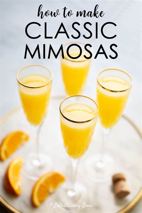 Classic Mimosa Recipe With A Non Alcoholic Option