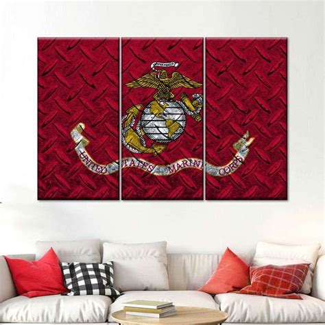 Usa Marine Corps Multi Panel Canvas Wall Art Canvas Wall Art Wall