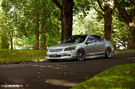 Epic Look Of Silver Honda Accord Thanks To Dark Smoke Headlights And