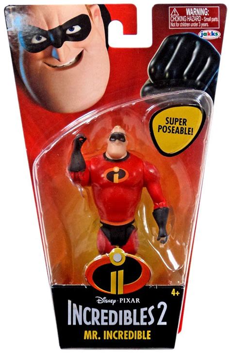 Disney Pixar Incredibles 2 Super Poseable Series 1 Mr. Incredible 4 ...