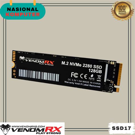 Jual SSD Venom RX M 2 NVME 128GB Shopee Indonesia