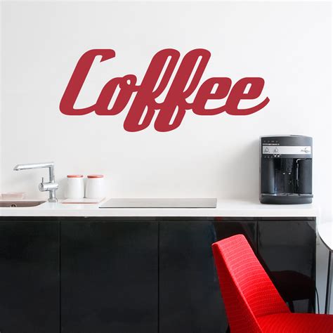 Retro Coffee Wall Decal