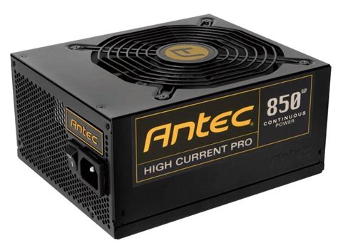 Antec High Current Pro nueva gama de fuentes de alimentación de alto