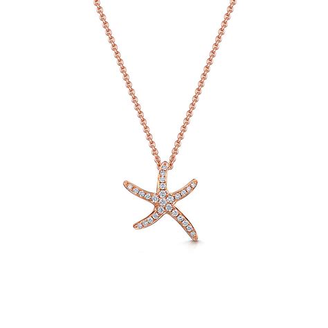 Diamond Starfish Pendant Why Jewellers