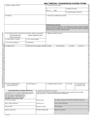 Dangerous Form Fill Online Printable Fillable Blank Pdffiller