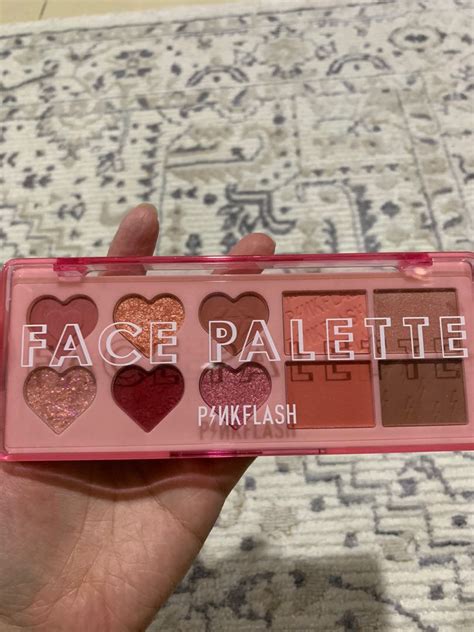 Raya Sale Pinkflash Eyeshadow Palette Strawberry Ice Beauty