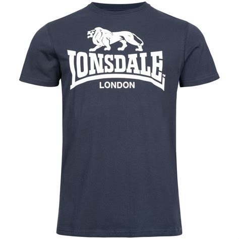 Camiseta Lonsdale Gris Regular Fit La Lokomotora