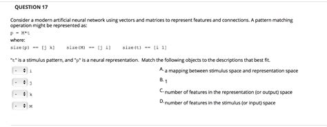 Solved QUESTION 17 Consider a modern artificial neural | Chegg.com